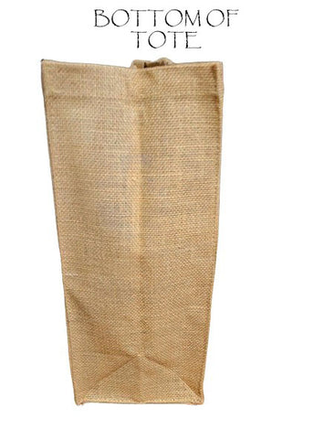 NEW - BALLARD DESIGNS GOING TO MARKET JUTE GROCERY TOTE (1 BAG) LITTLE PIG BAG REUSE