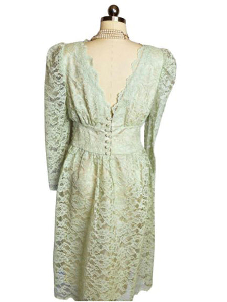 【新品M】LIMITED VINTAGE LACE DRESS Women New Vintage Runway Dress | Lace Dresses Women Vintage