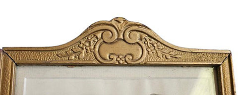 VINTAGE 1940s ART DECO GOLD SWIVEL TILT PICTURE FRAME