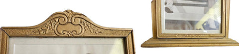 VINTAGE 1940s ART DECO GOLD SWIVEL TILT PICTURE FRAME