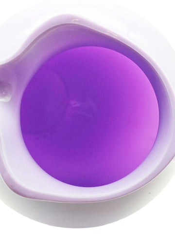 LAVENDER PLASTIC ROUNDED PITCHER WITH CLEAR UNIQUE HANDLE 80 OZ WATER ICE TEA