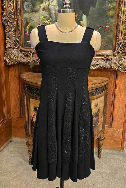 R & M RICHARDS SPARKLY COCKTAIL DRESS WITH BOLERO JACKET