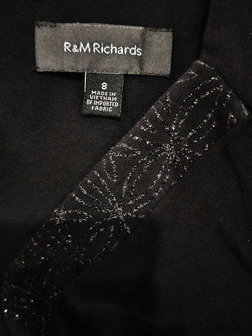 R & M RICHARDS SPARKLY COCKTAIL DRESS WITH BOLERO JACKET - WORN ONCE FOR AN HOUR