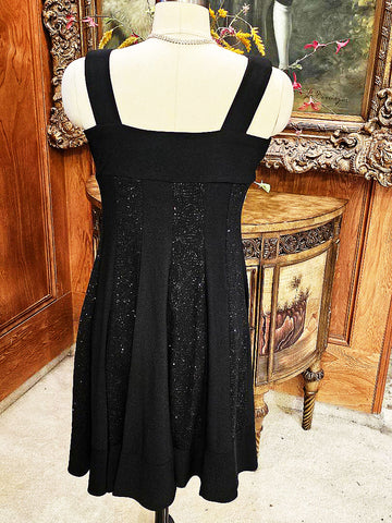 R & M RICHARDS SPARKLY COCKTAIL DRESS WITH BOLERO JACKET - WORN ONCE FOR AN HOUR