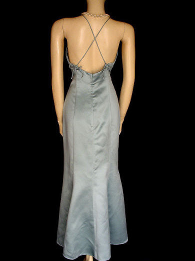 VINTAGE OLEG CASSINI SEAFOAM HALTER EVENING GOWN WITH MATCHING BOLERO Vintage Clothing & Fashions | Midnight Glamour VINTAGE OLEG CASSINI SEAFOAM HALTER EVENING GOWN WITH MATCHING BOLERO Vintage Clothing & Fashions | Midnight Glamour