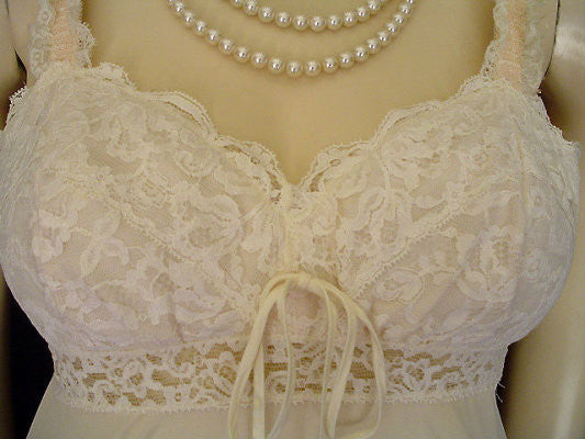 VTG OLGA BEIGE No seam Bodysilk Soft bra Night Gown Full Slip Lingerie 34B  $29.04 - PicClick