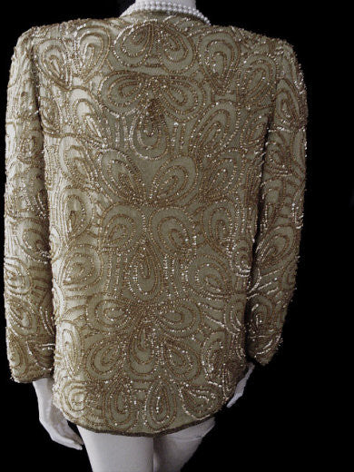 Ladies beaded evening sales jackets