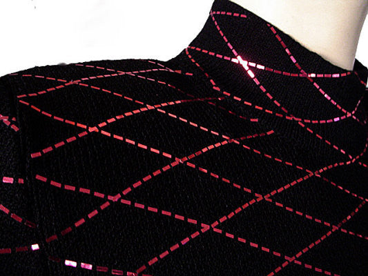 GORGEOUS '90s ST. JOHN EVENINGS BY MARIE GRAY SANTANA KNIT ADORNED WIT Vintage Clothing & Fashions | Midnight Glamour GORGEOUS '90s ST. JOHN EVENINGS BY MARIE GRAY SANTANA KNIT ADORNED WIT Vintage Clothing & Fashions | Midnight Glamour