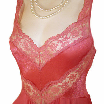 ROSE Pink OLGA Style #9687 Bodysilk Nightgown!, A Magnifice…