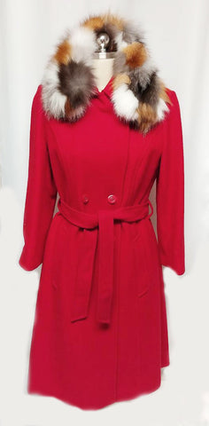 NEW - ADRIENNE LANDAU FLUFFY FOX COLLAR FROM NEIMAN MARCUS
