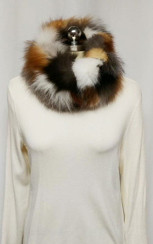 NEW - ADRIENNE LANDAU FLUFFY FOX COLLAR FROM NEIMAN MARCUS