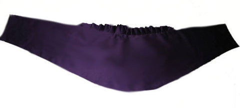 GLAMOROUS  VINTAGE BETMAR DUCHESS SATIN PLEATED EVENING STOLE IN ROYAL PLUM - PERFECT FOR THE HOLIDAYS