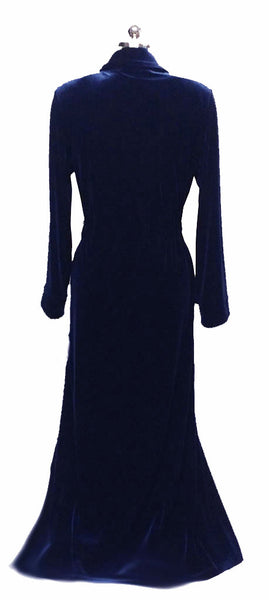 princess polly baby blue dress 💙Blue Velvet Beauty💙 Late 1930s stunning royal blue velvet dress with  ruched puff shoulder and matching belt, S/M 32” waist (cinches smaller with  belt) $225 1930s deep blue fur felt cloche hat main image 0