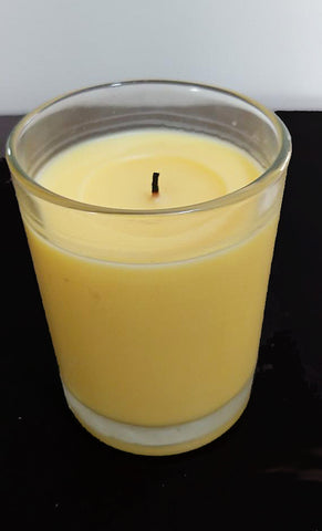 FIESTA HOMER LAUGHLIN 8 OZ CANDLE IN A JAR SUNFLOWER GENUINE LICENSED FIESTA (1 JAR CANDLE)