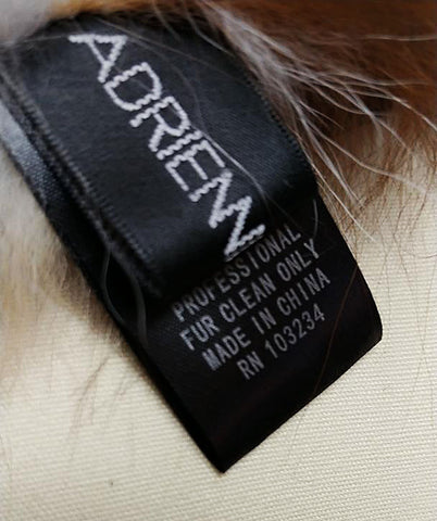 NEW - ADRIENNE LANDAU FLUFFY FOX COLLAR FROM NEIMAN MARCUS