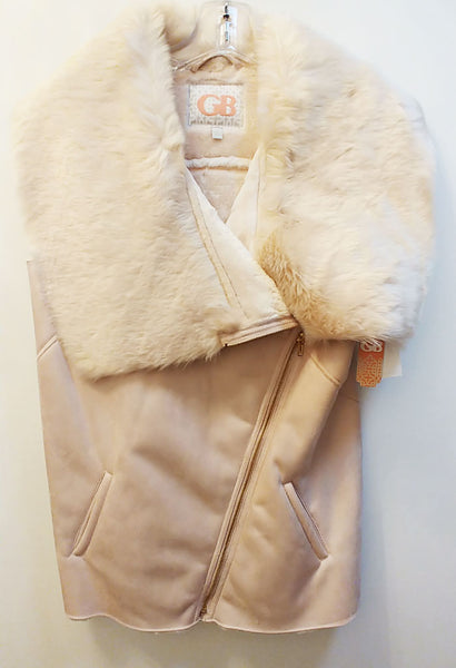 *NEW WITH TAGS - GIANNI BINI GB PLUSH PINK FAUX FUR & SUEDE VEST - PERFECT  FOR FALL & WINTER AND WOULD MAKE A WONDERFUL GIFT! - WOULD MAKE A WONDERFUL 