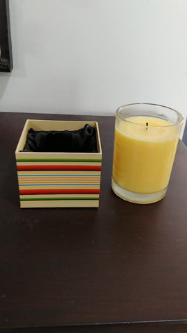 FIESTA HOMER LAUGHLIN 8 OZ CANDLE IN A JAR SUNFLOWER GENUINE LICENSED FIESTA (1 JAR CANDLE)