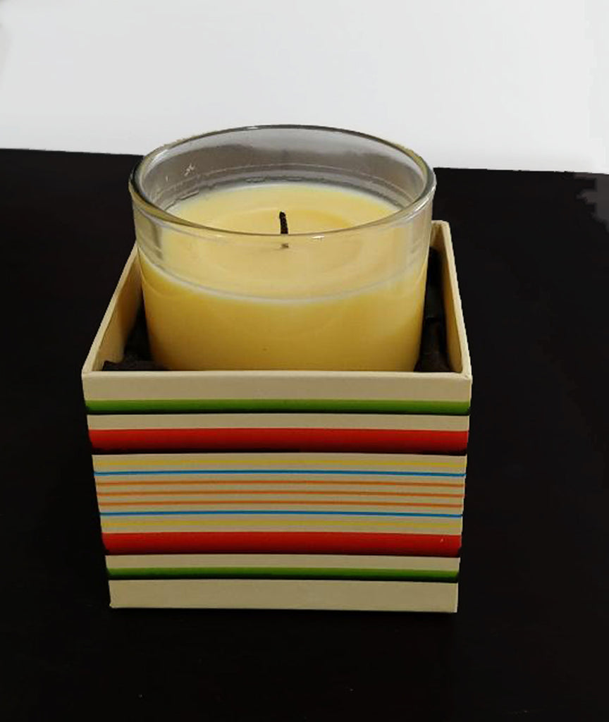 FIESTA HOMER LAUGHLIN 8 OZ CANDLE IN A JAR SUNFLOWER GENUINE LICENSED FIESTA (1 JAR CANDLE)