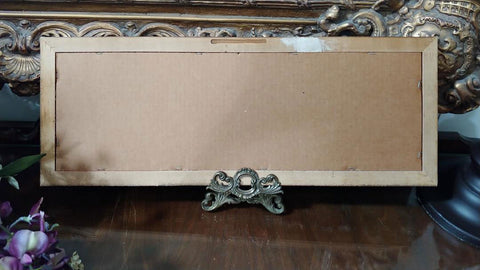 BEAUTIFUL VINTAGE J. PEARSON DOUBLE MATTED FLORAL "LOVE' PICTURE - WOULD MAKE A BEAUTIFUL BABY GIFT OR FOR A CHILD'S ROOM - (1 PICTURE)