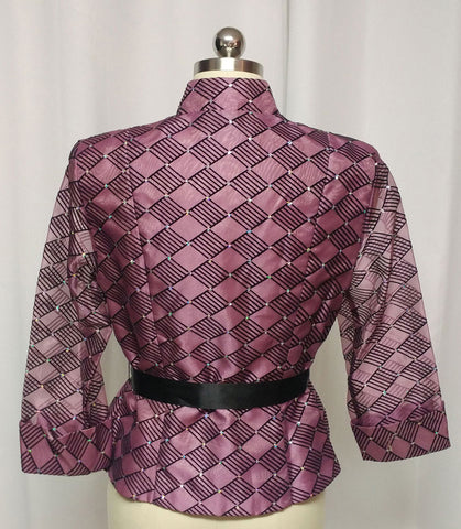 BEAUTIFUL J. R. NITES BY CAROL UN SPARKLING EVENING JACKET - NEW