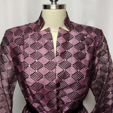 BEAUTIFUL J. R. NITES BY CAROL UN SPARKLING EVENING JACKET - NEW