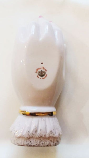 VINTAGE '60s LEFTON CHINA CO. HAND PAINTED PORCELAIN RING