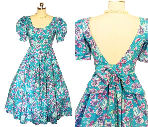 ワンピース Laura Ashley/VTG Dresses/Great Britain Vintage 70s Laura Ashley Rare Made in UK Victorian Prairie