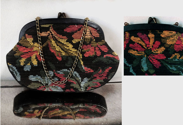 Vintage, Bags, Vintage Empress Needlepoint Bag