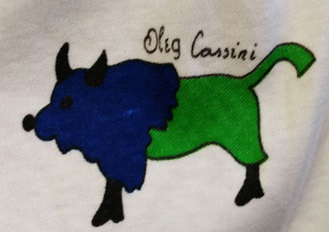 CUTE VINTAGE OLEG CASINNI SIGNATURE BISON SUMMER DRESS IN BEAUTIFUL COLORS