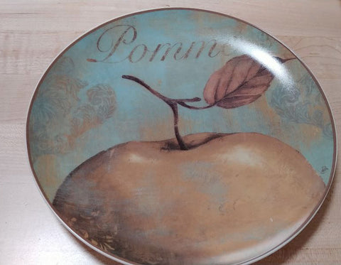 NEW OLD STOCK - OLD WORLD LOOK DESIGN PORCELAIN SALAD PLATES (SET OF 4)  - JUST GORGEOUS!