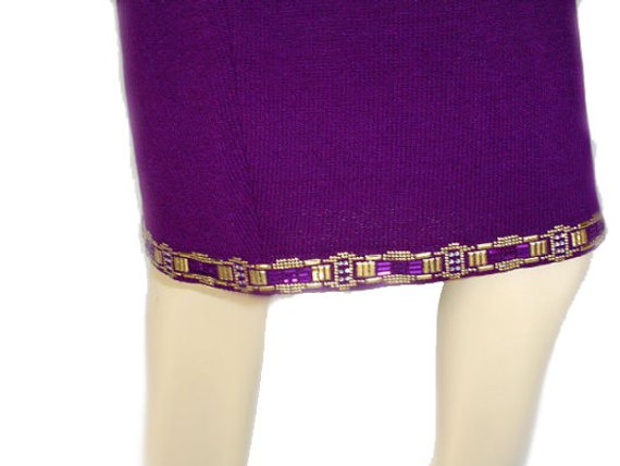 VINTAGE ST. JOHN EVENING SANTANA KNIT ADORNED WITH SPARKLING PAILETTES Vintage Clothing & Fashions | Midnight Glamour VINTAGE ST. JOHN EVENING SANTANA KNIT ADORNED WITH SPARKLING PAILETTES Vintage Clothing & Fashions | Midnight Glamour