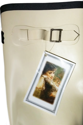 NEW - VICTORIA TRADING COMPANY HOPELESS ROMANTIC RAIN & GARDEN BOOTS IN VANILLA ICE CREAM