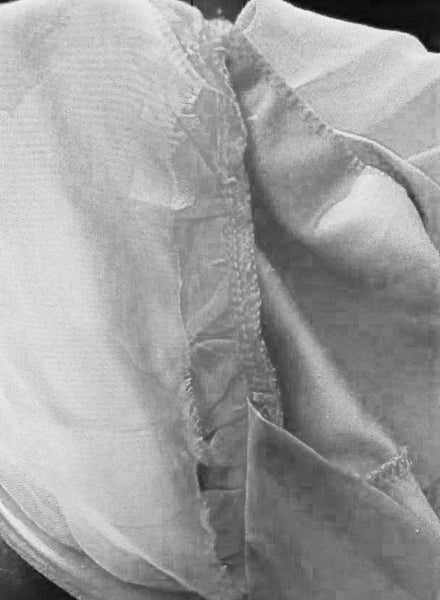 VINTAGE VICTORIAS SECRET SHEER NYLON CHIFFON & SATIN NIGHTGOWN IN POP –  Vintage Clothing & Fashions