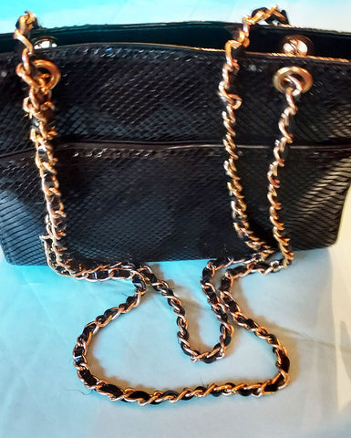 VINTAGE 1970S WHITING AND DAVIS SHOULDER BAG MESH PURSE CROSSBODY PURSE