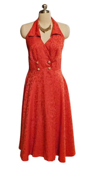 VINTAGE 70S BRANKA KLARIGE T BACK GRAND SWEEP SUNDRESS IN CORAL REEF T – Vintage Clothing & Fashions VINTAGE 70S BRANKA KLARIGE T BACK GRAND SWEEP SUNDRESS IN CORAL REEF T – Vintage Clothing & Fashions