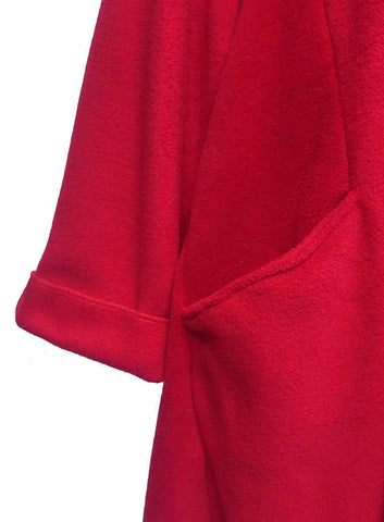 BUCK & BUCK ADAPTIVE COAT WITH STANDUP COLLAR ATTACHED SCARF AND MATCHING HAT