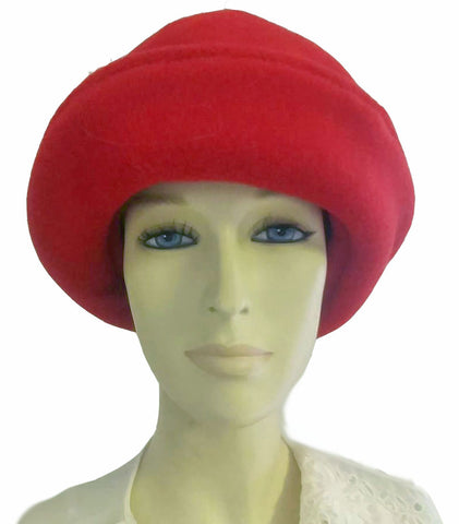 BUCK & BUCK ADAPTIVE COAT WITH STANDUP COLLAR ATTACHED SCARF AND MATCHING HAT