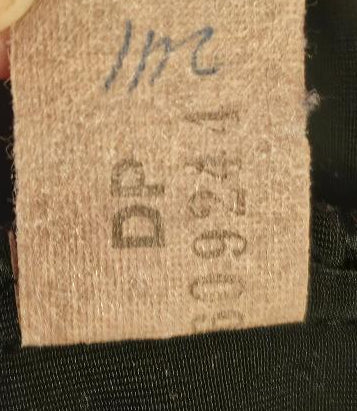 VINTAGE PREOWNED DIAMOND TEA VELOUR ROBE – “TUXEDO BLACK” – RARE ALL BLACK SATIN LAPEL WRAP