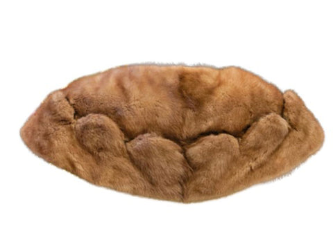 VINTAGE 1960s SCALLOPED MINK DOUBLE SHAWL LIKE COLLAR  -  COAT NOT INCLUDED