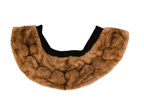 VINTAGE 1960s SCALLOPED MINK DOUBLE SHAWL LIKE COLLAR  -  COAT NOT INCLUDED