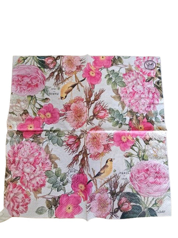 MICHAEL DESIGN WORKS LUSH BOTANICAL MAGICAL GARDEN PAPER PLACEMATS FLORAL BIRDS BUMBLEBEE PLUS BONUS!