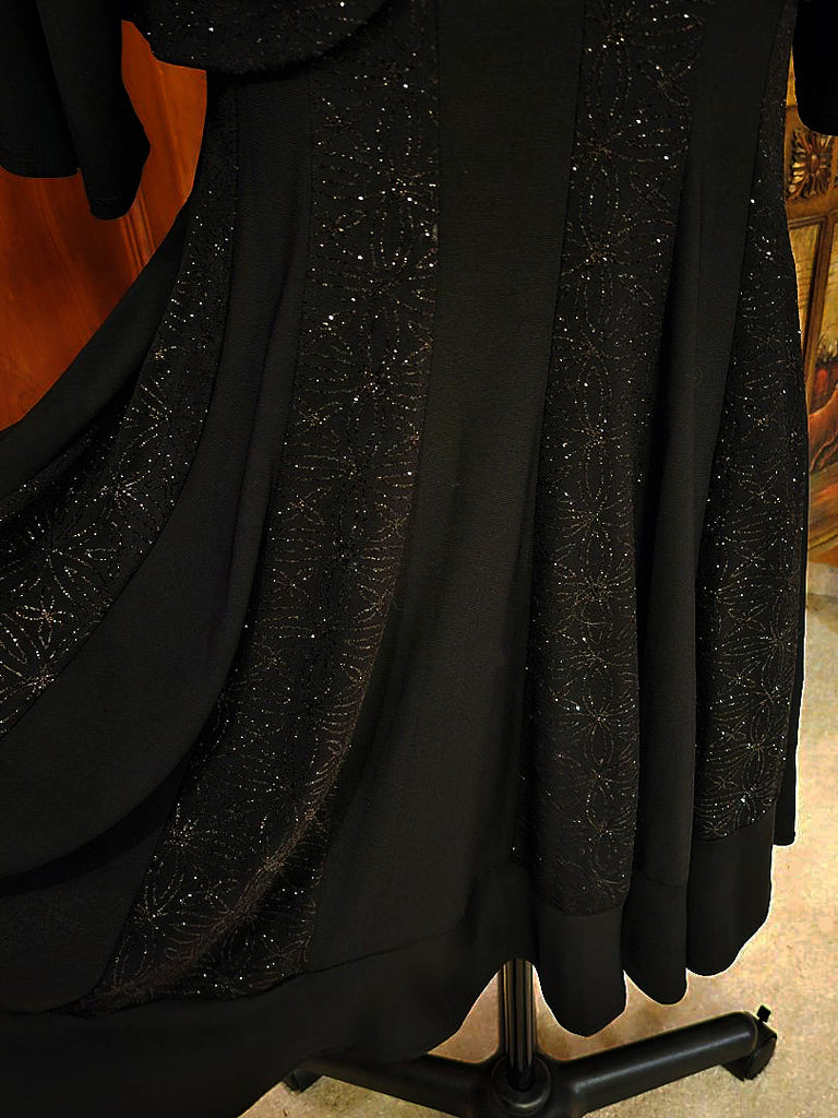 R & M RICHARDS SPARKLY COCKTAIL DRESS WITH BOLERO JACKET - WORN ONCE F Vintage Clothing & Fashions | Midnight Glamour R & M RICHARDS SPARKLY COCKTAIL DRESS WITH BOLERO JACKET - WORN ONCE F Vintage Clothing & Fashions | Midnight Glamour