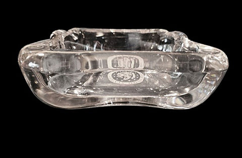 VINTAGE RICHARD NIXON PRESIDENTIAL SEAL CRYSTAL ASHTRAY – WHITE HOUSE VIP GIFT