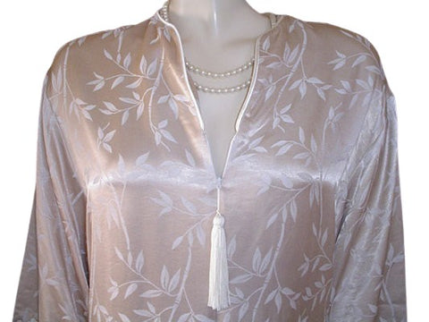 *VINTAGE NEW WITH TAG VALENTINO BAMBOO SATIN DRESSING GOWN PEIGNOIR IN CHAMPAGNE - WOULD MAKE A WONDERFUL GIFT