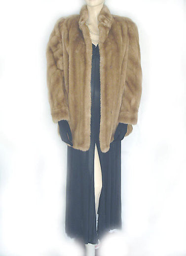 Faux Fur Coat shops with real leather Tissavel of France