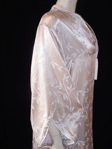 *VINTAGE NEW WITH TAG VALENTINO BAMBOO SATIN DRESSING GOWN PEIGNOIR IN CHAMPAGNE - WOULD MAKE A WONDERFUL GIFT
