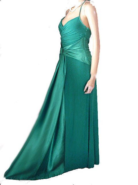 SCOTT McCLINTOCK & JESSICA McCLINTOCK HUGE SATIN INSET HALTER EVENING Vintage Clothing & Fashions | Midnight Glamour SCOTT McCLINTOCK & JESSICA McCLINTOCK HUGE SATIN INSET HALTER EVENING Vintage Clothing & Fashions | Midnight Glamour