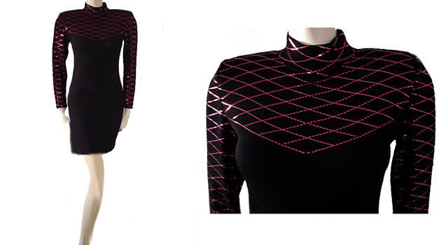 GORGEOUS '90s ST. JOHN EVENINGS BY MARIE GRAY SANTANA KNIT ADORNED WIT Vintage Clothing & Fashions | Midnight Glamour GORGEOUS '90s ST. JOHN EVENINGS BY MARIE GRAY SANTANA KNIT ADORNED WIT Vintage Clothing & Fashions | Midnight Glamour