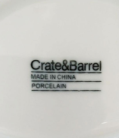 NEW OLD STOCK - (2) HUGE CRATE & BARREL PORCELAIN DIVIDED ANGLED NOODLE BOWLS - SOUP BOWLS - SALAD BOWLS - ONE DISH DINNERS - PERFECT FOR CHINESE, THAI, JAPANESE AND AMERICAN FOOD - SET OF 2 BOWLS