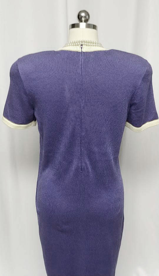 VINTAGE DON SAYRES FOR WELLMORE SAKS FIFTH AVENUE SANTANA KNIT DRESS Vintage Clothing & Fashions | Midnight Glamour VINTAGE DON SAYRES FOR WELLMORE SAKS FIFTH AVENUE SANTANA KNIT DRESS Vintage Clothing & Fashions | Midnight Glamour